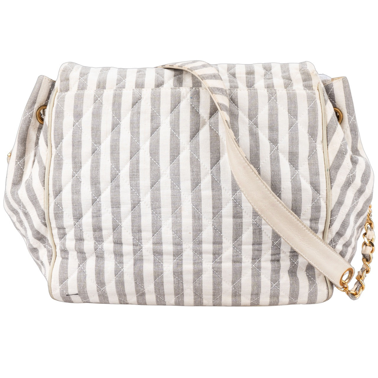Chanel Quilted Cotton Crossbody Bag
