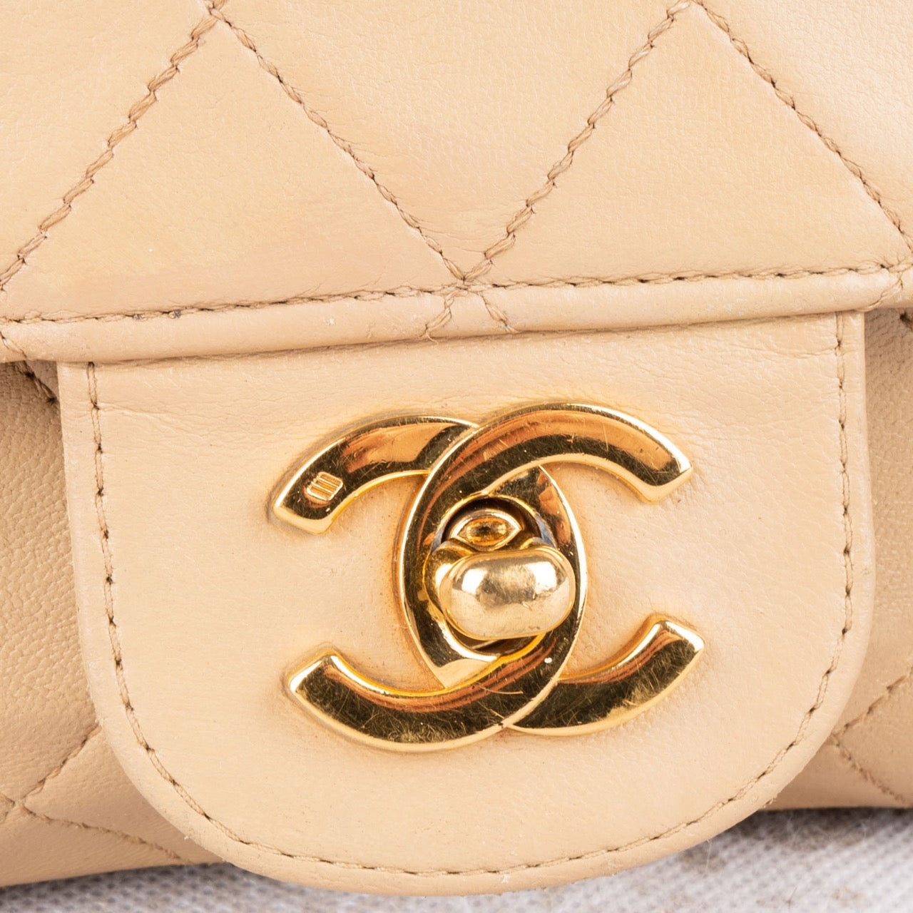 Chanel Quilted Lambskin 24K Gold Medium Double Flap Bag