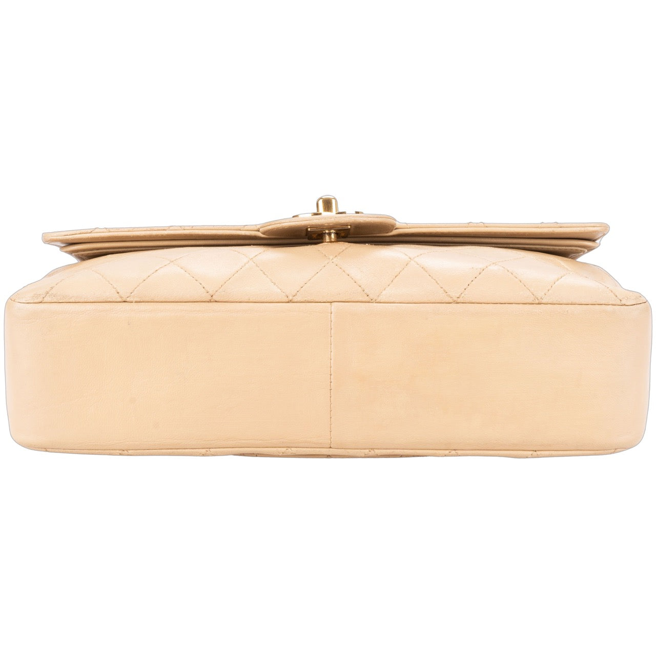 Chanel Quilted Lambskin 24K Gold Medium Double Flap Bag
