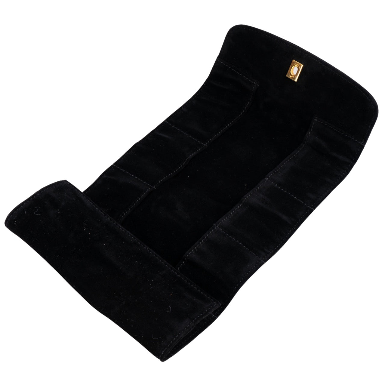 Chanel 24K Gold Velvet Jewelry Pouch