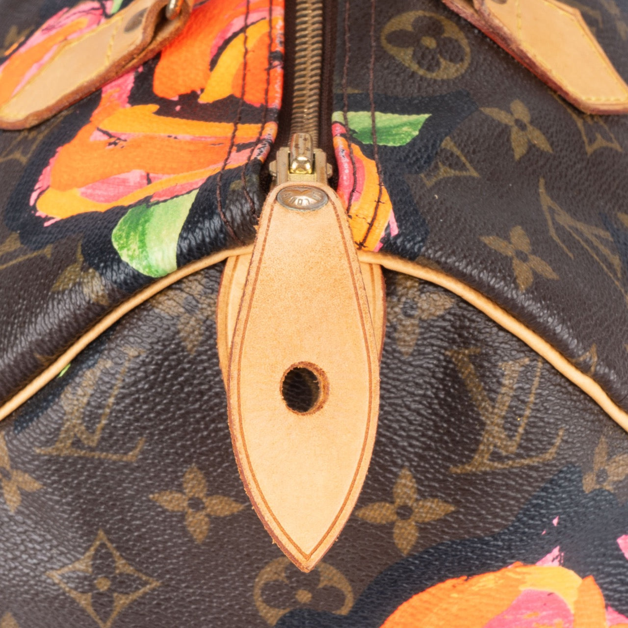 Louis Vuitton Canvas Monogram Roses by Stephen Sprouse 30 Speedy Bag
