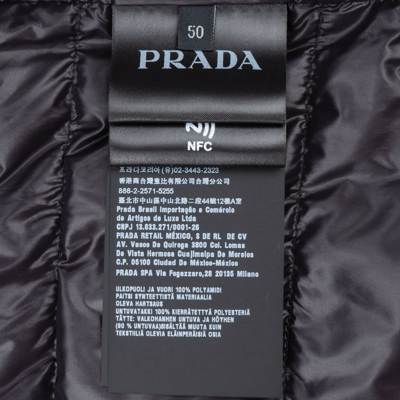 Prada Triangle New Collection Puffer Veste (M-L)