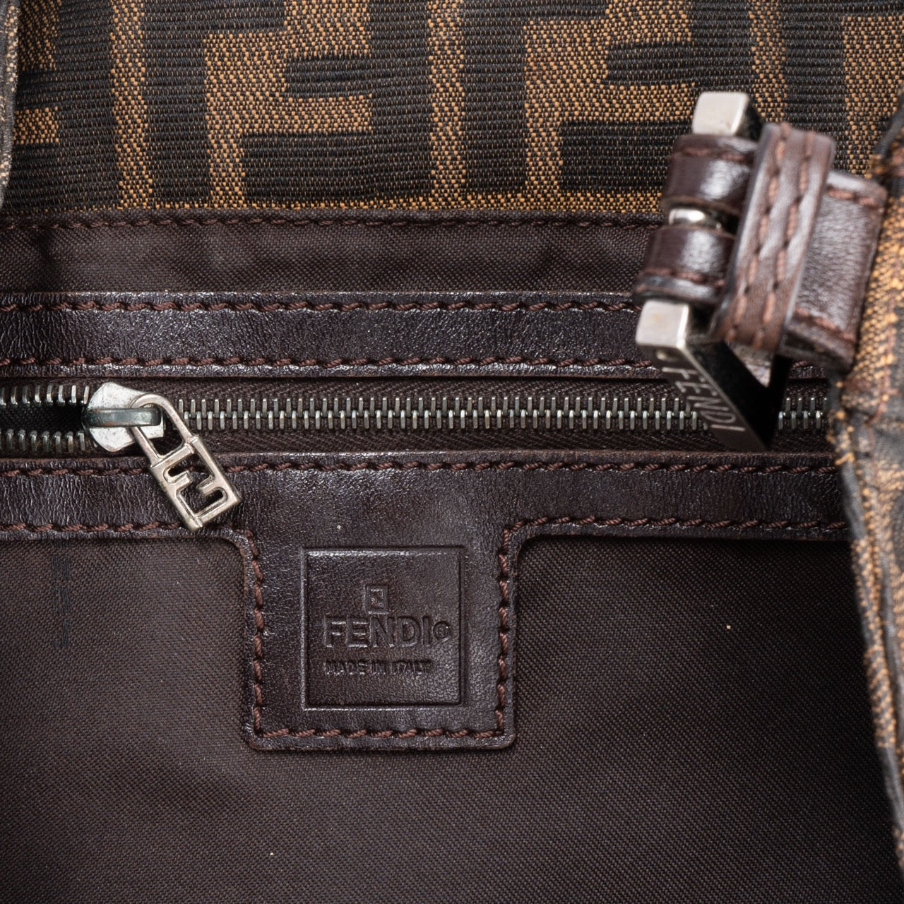 Fendi FF Monogram Hobo Bag