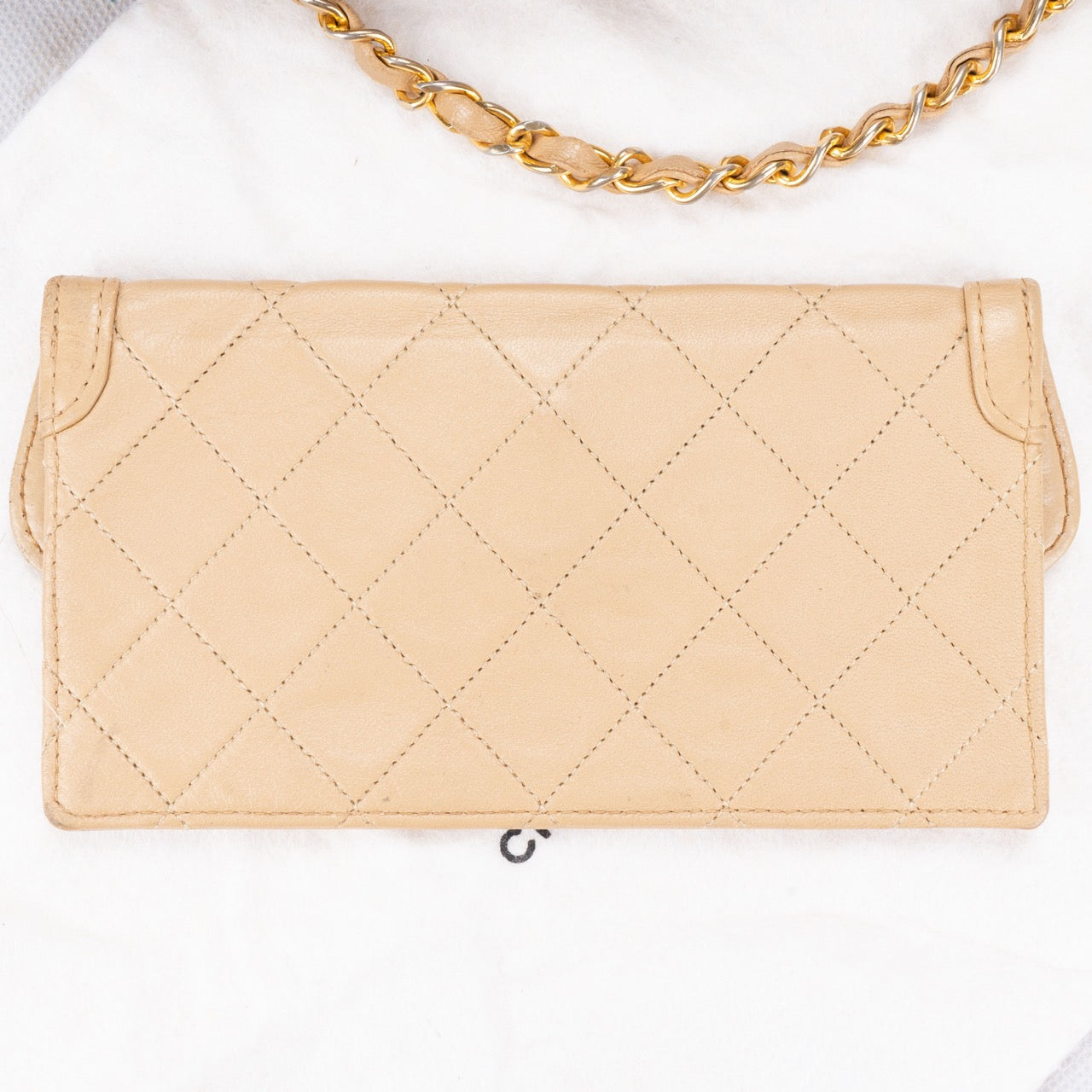 Chanel Quilted Lambskin 24K Gold Single Flap Crossbody Bag