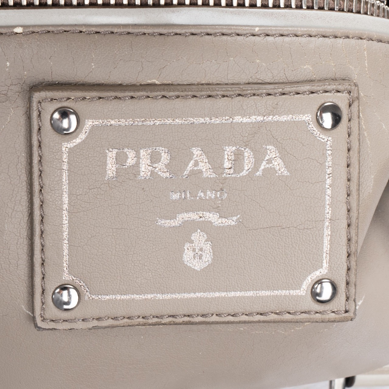 Prada Patent Leather Diamond Handbag