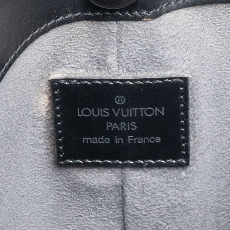 Louis Vuitton Noir Epi Leather Demi-Lune Bag
