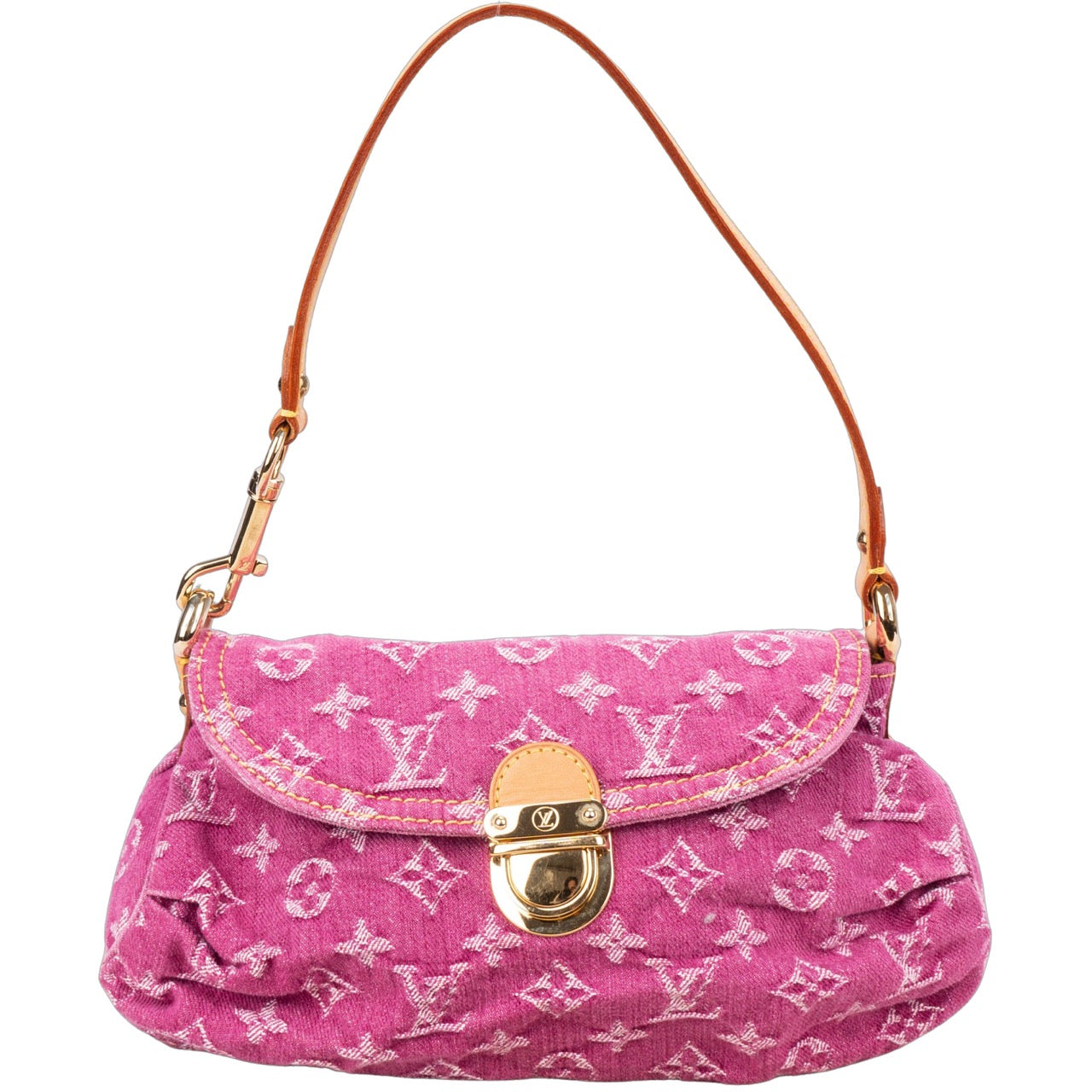 Louis Vuitton Denim Monogram Pleaty PM