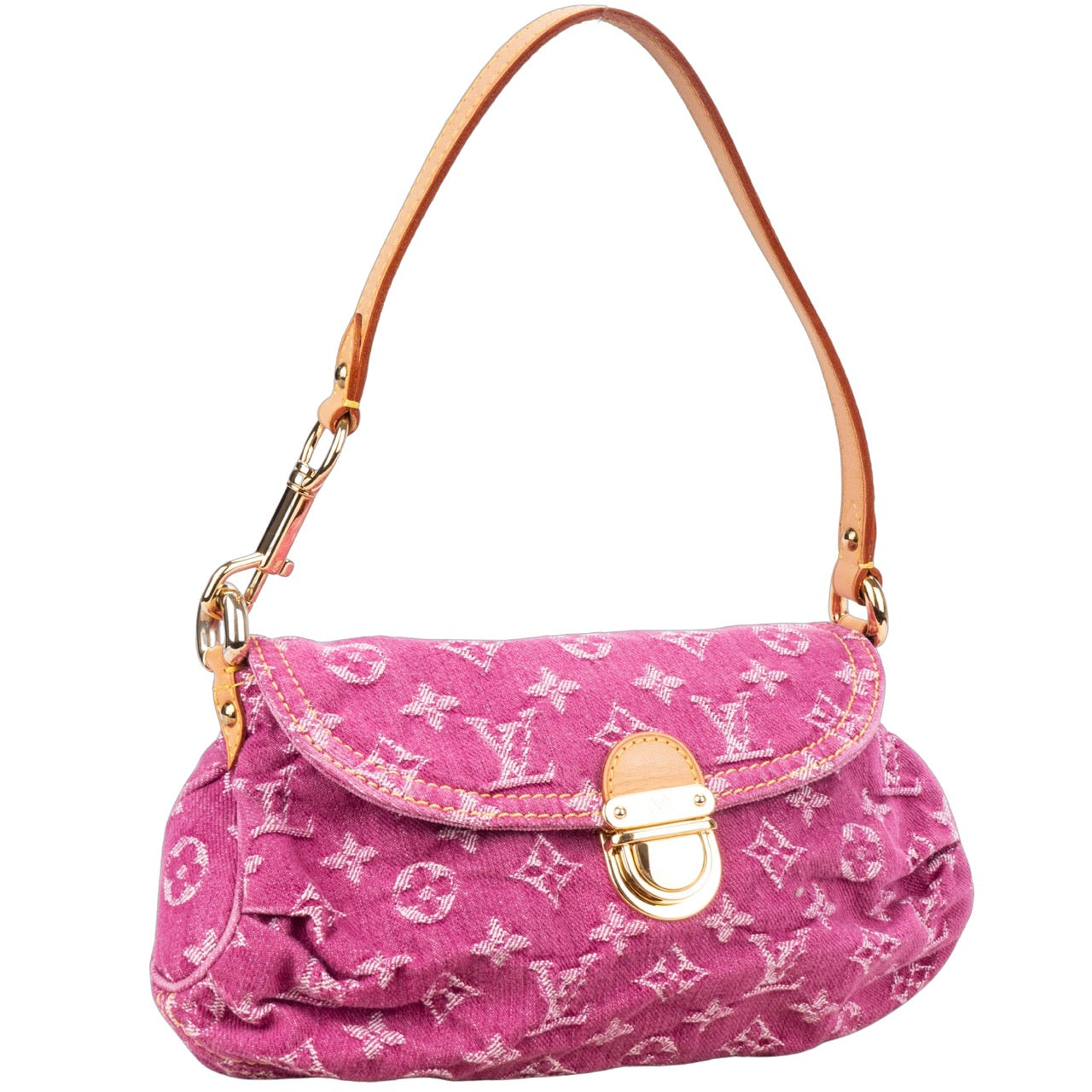 Louis Vuitton Denim Monogram Pleaty PM