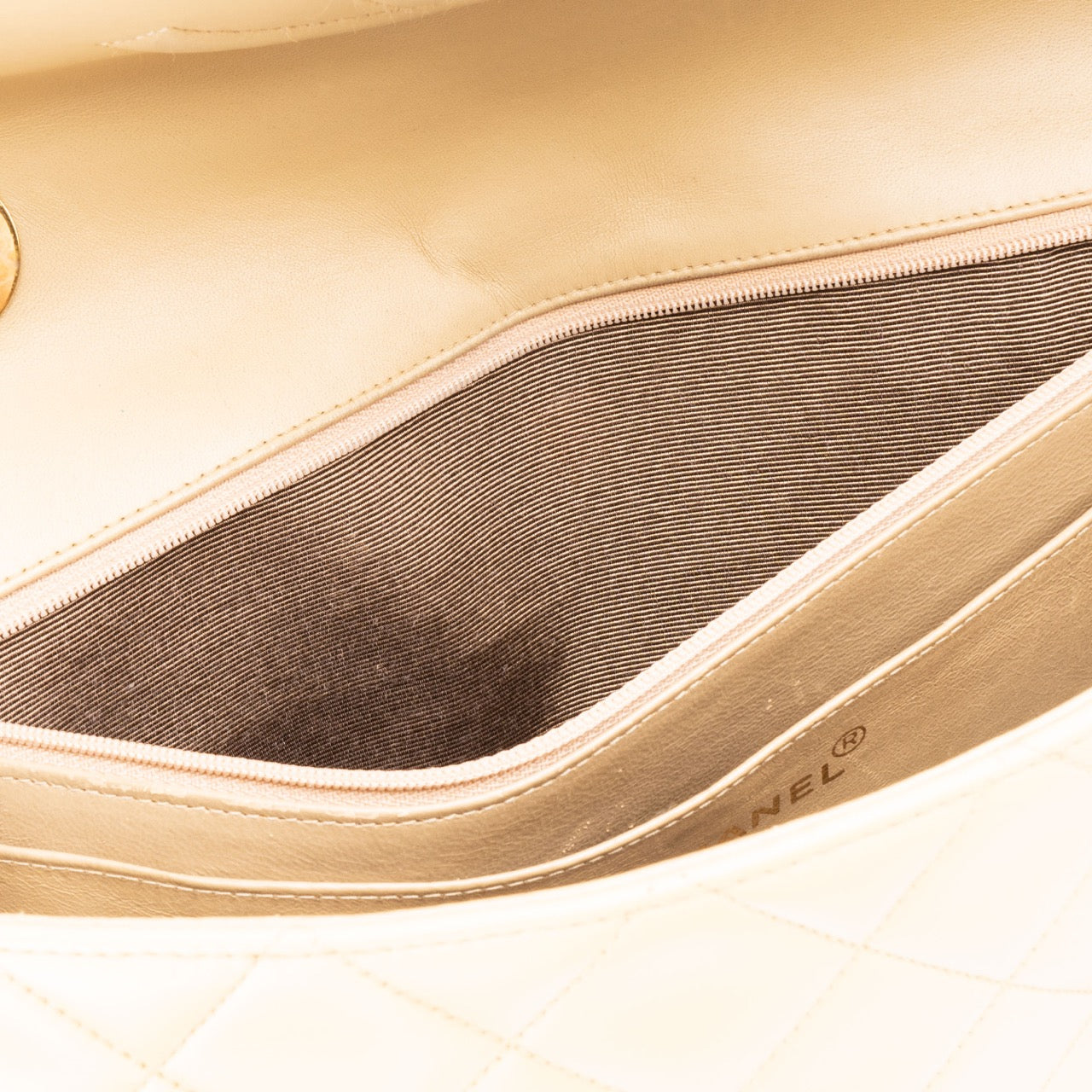 Chanel Quilted Lambskin 24K Gold Jumbo Crossbody Flap Bag