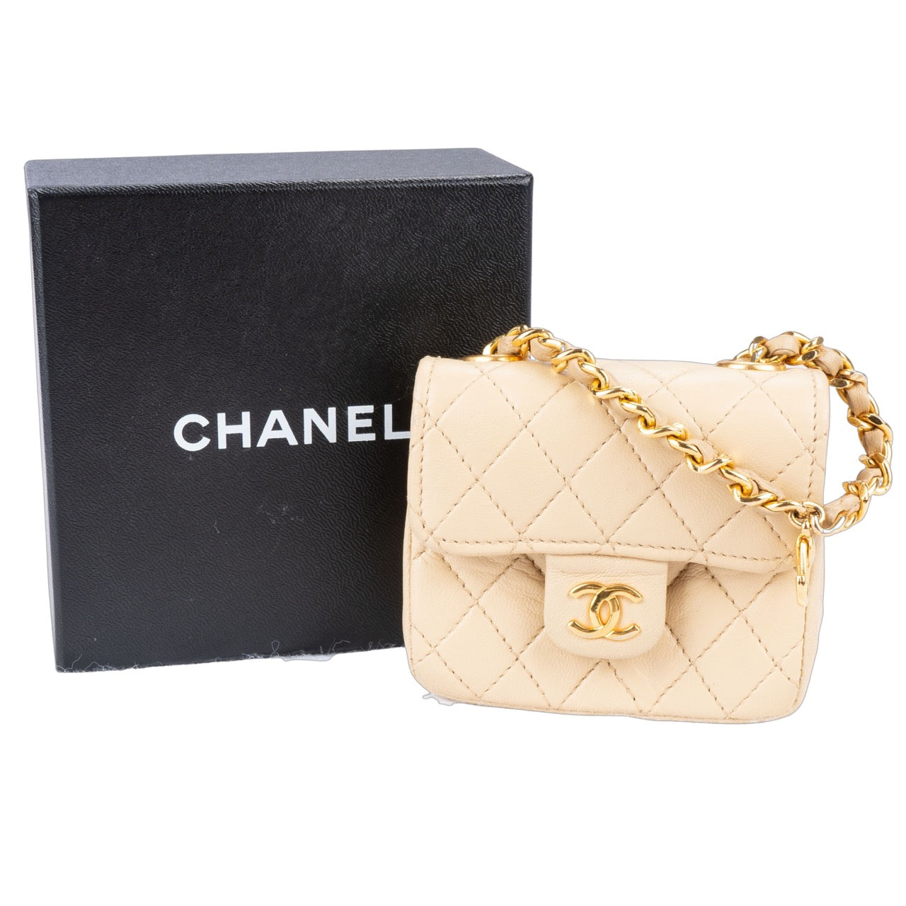 Chanel Quilted Lambskin Mini Single Flap Bag