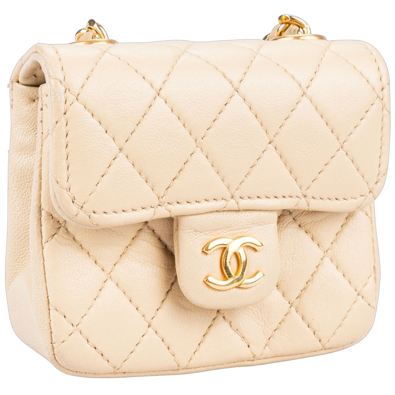Chanel Quilted Lambskin Mini Single Flap Bag