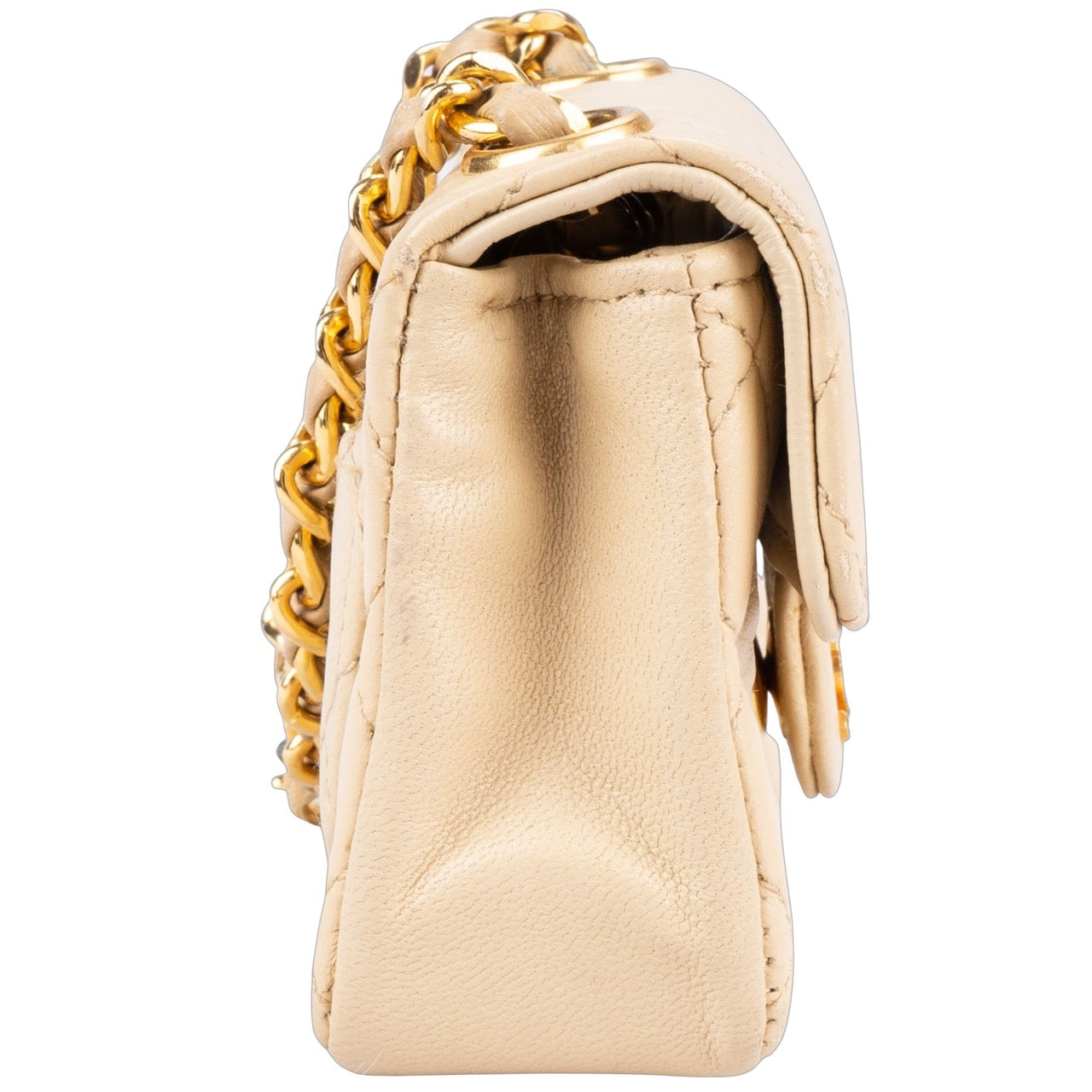 Chanel Quilted Lambskin Mini Single Flap Bag