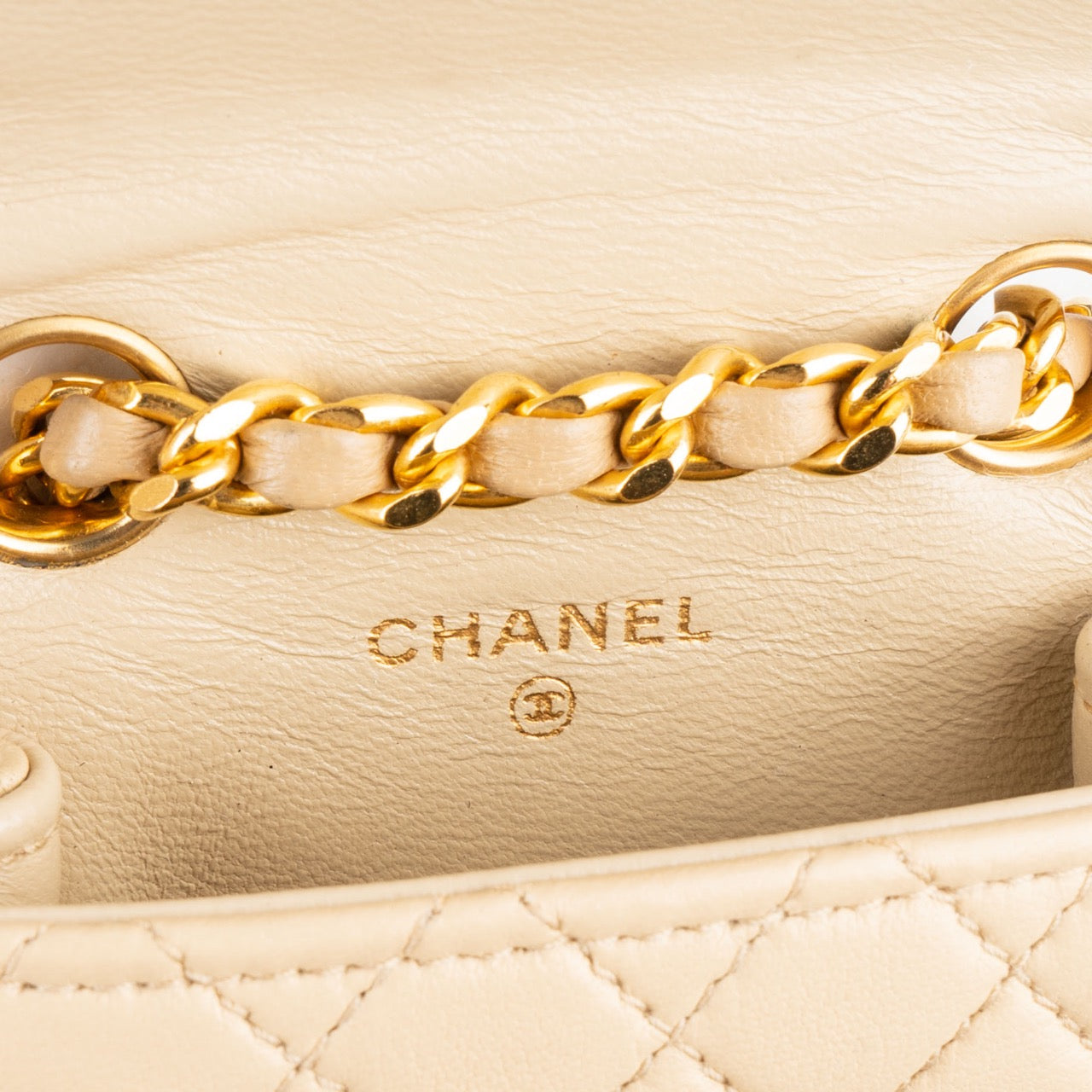 Chanel Quilted Lambskin Mini Single Flap Bag