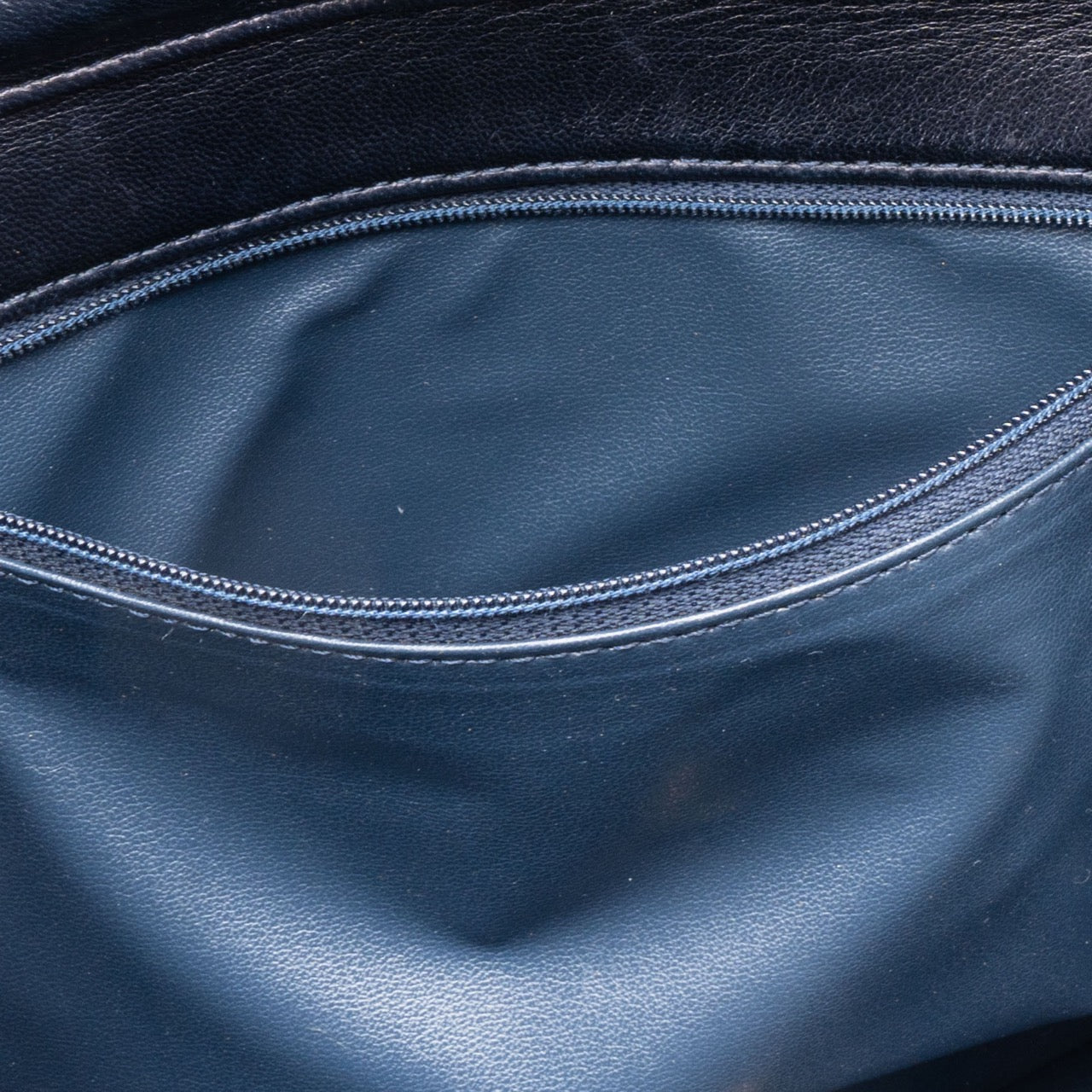 Chanel Navy Quilted Lambskin 24K Gold Single Flap Bag