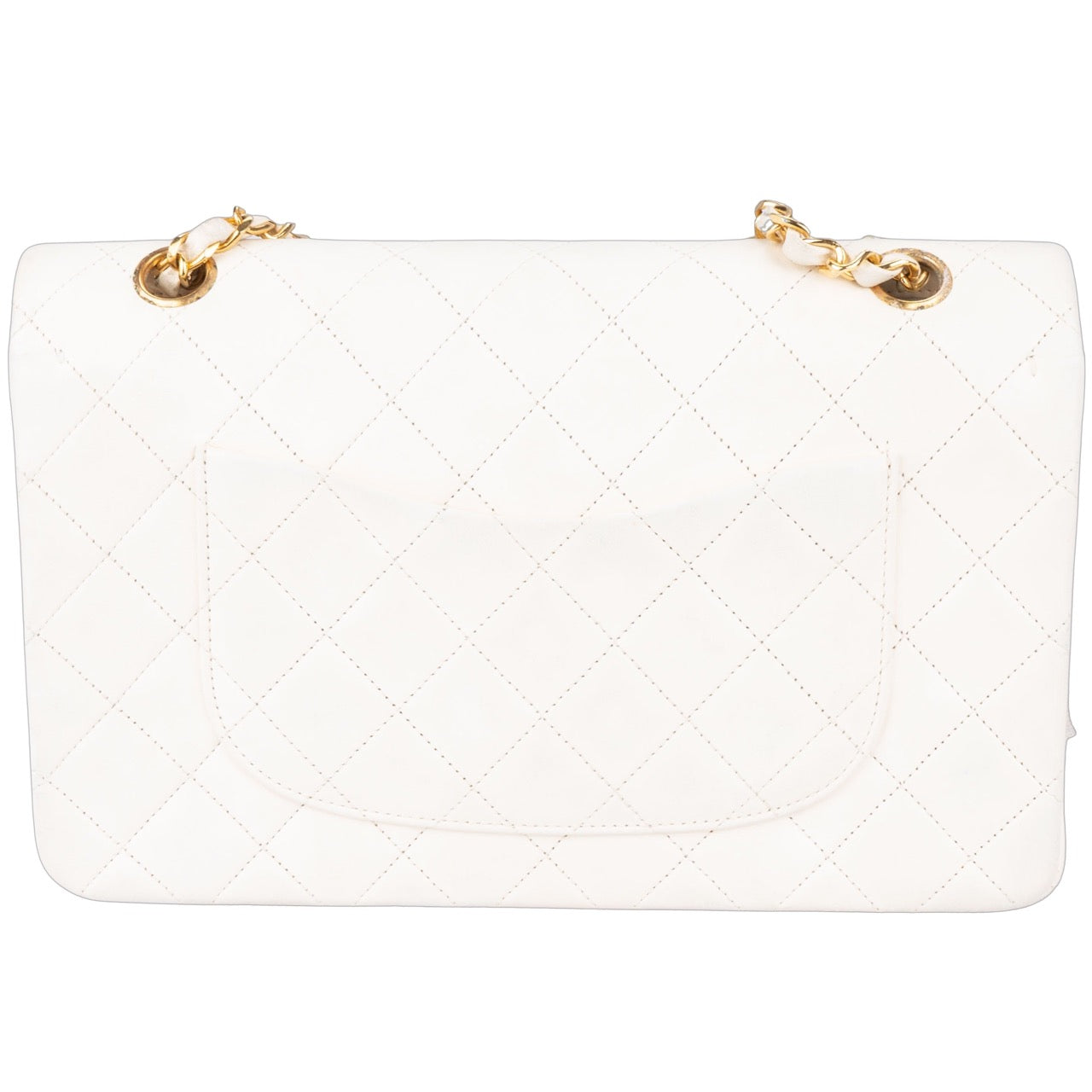 Chanel Quilted Lambskin 24K Gold Double Flap Bag