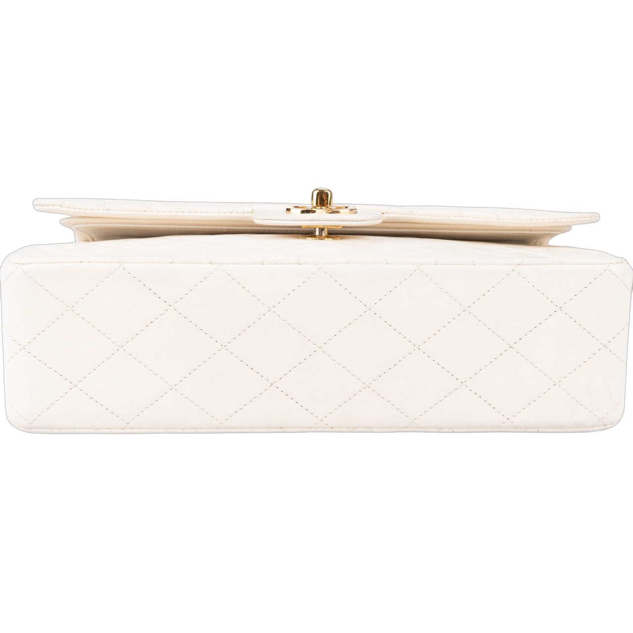 Chanel Quilted Lambskin 24K Gold Double Flap Bag