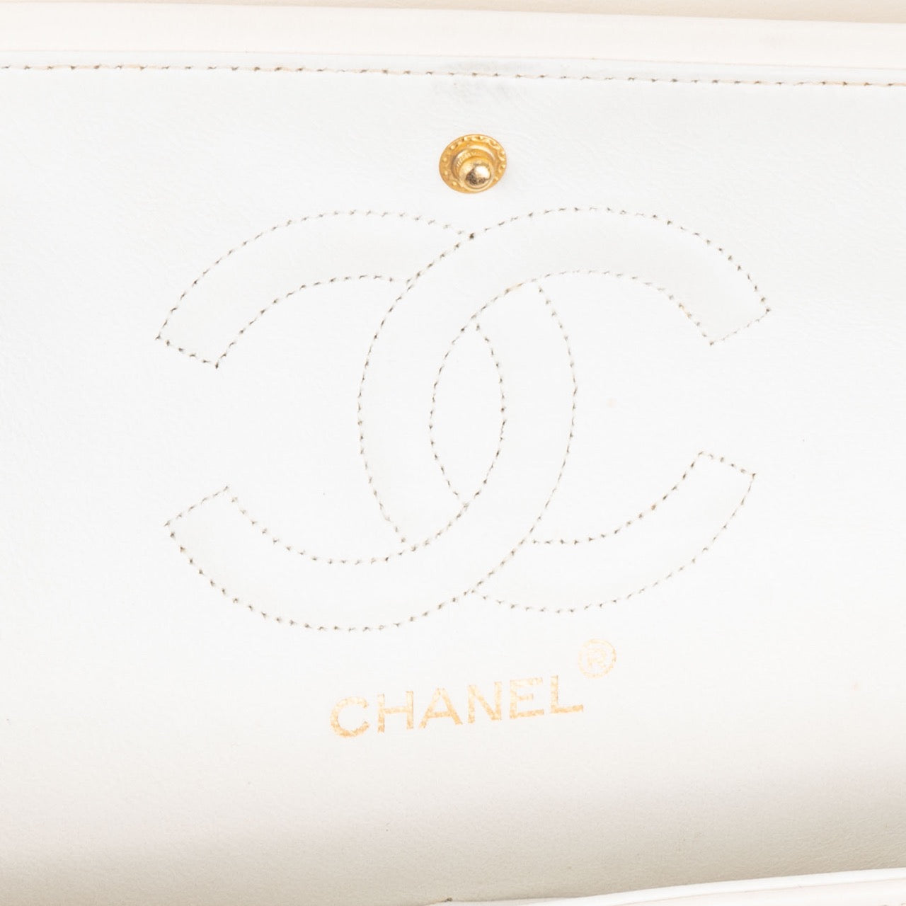 Chanel Quilted Lambskin 24K Gold Double Flap Bag