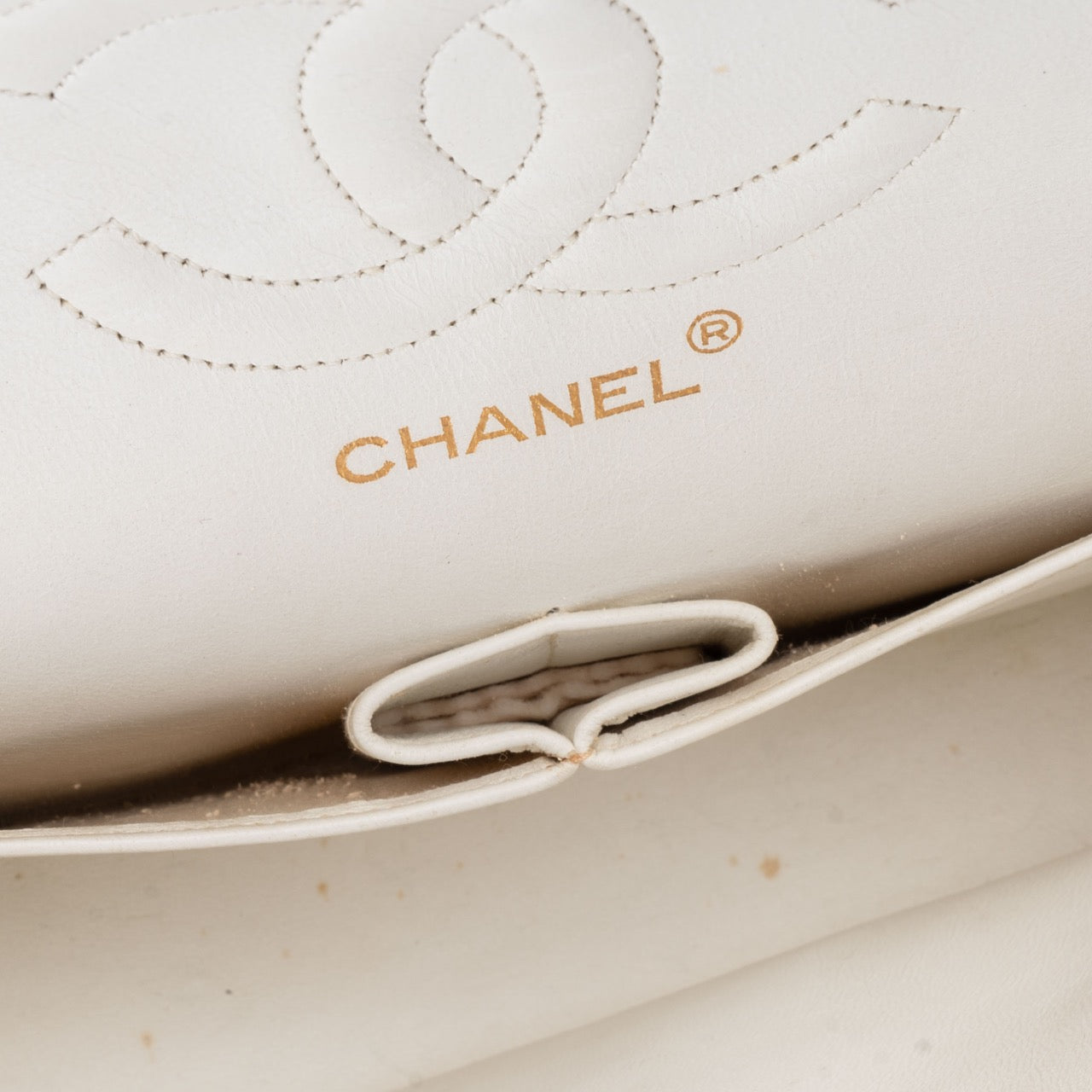 Chanel Quilted Lambskin 24K Gold Double Flap Bag