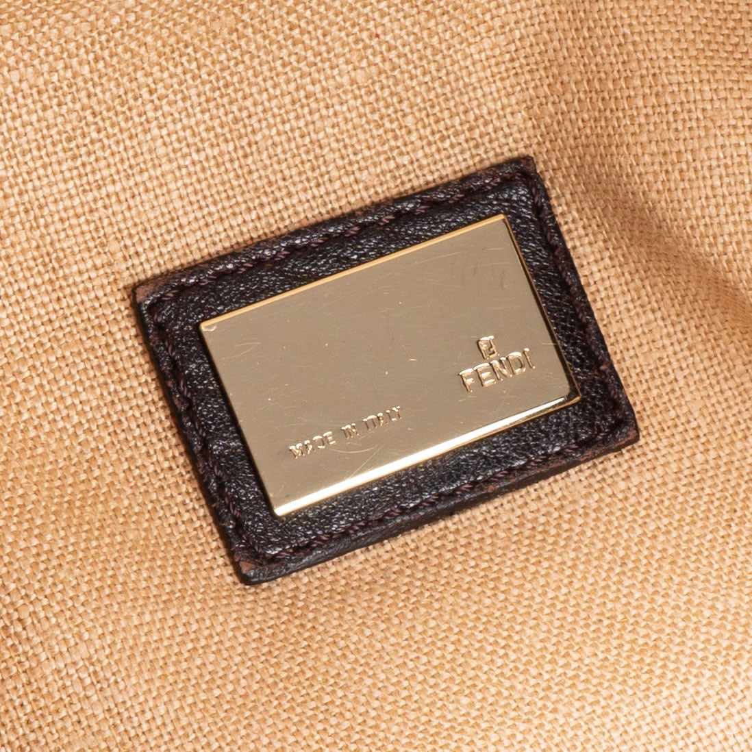 Fendi FF Monogram Turtle Spy Handbag