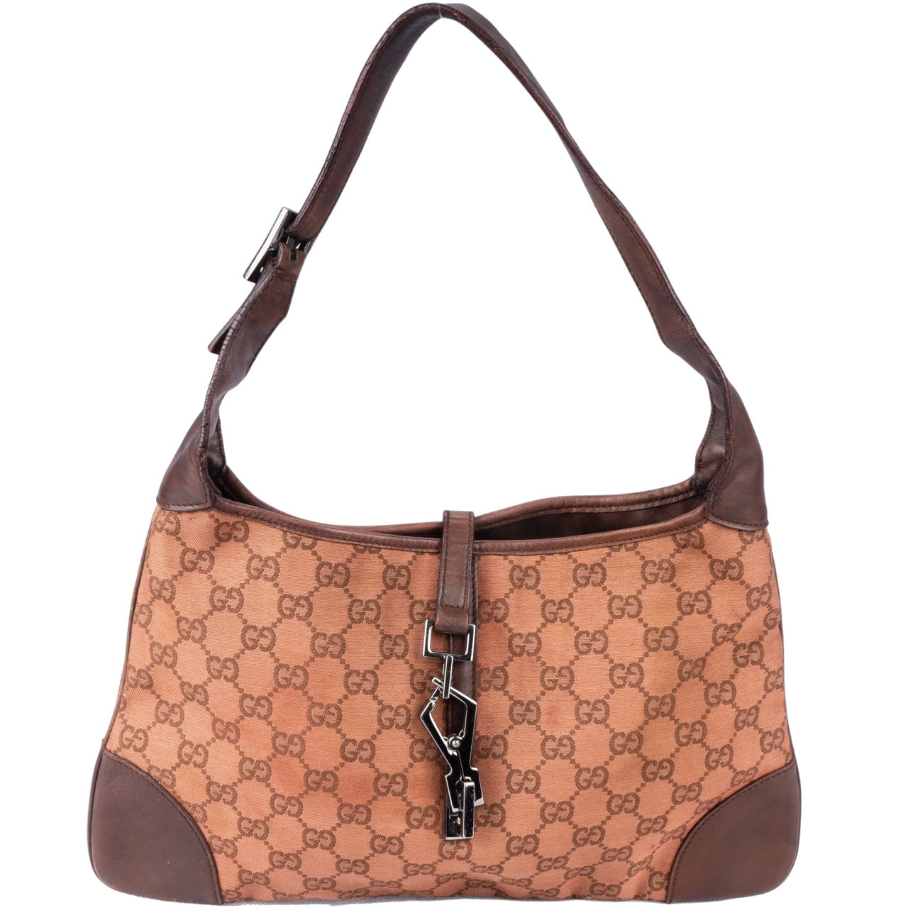 Gucci Canvas Monogram Jackie Bag