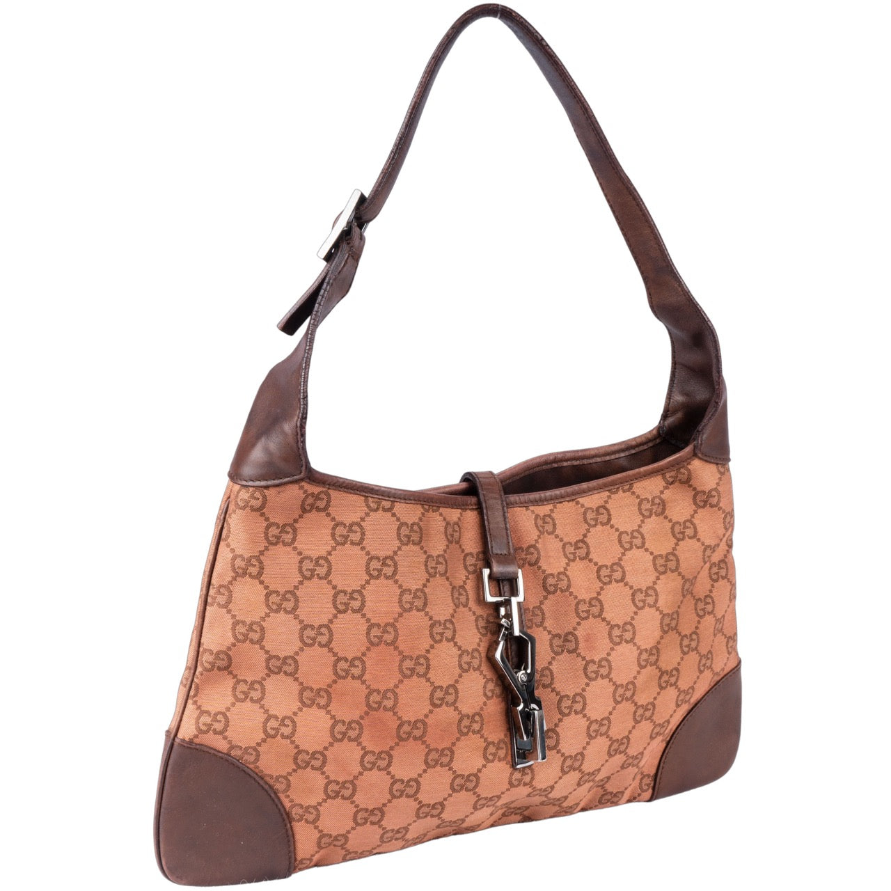 Gucci Canvas Monogram Jackie Bag