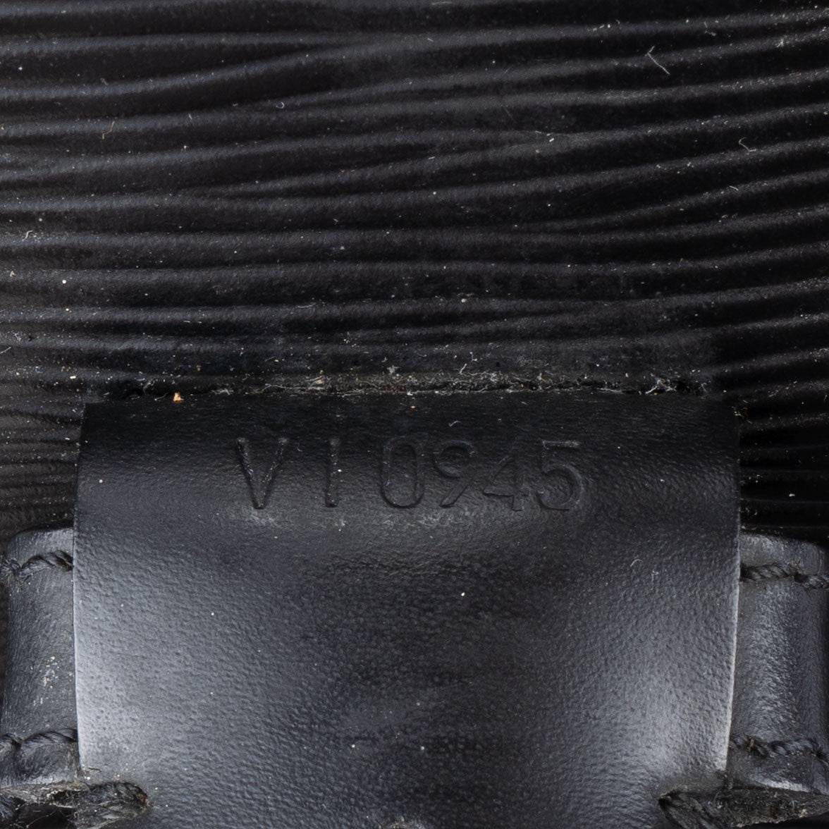 Louis Vuitton Noir Epi Leather Sac A Dos Backpack