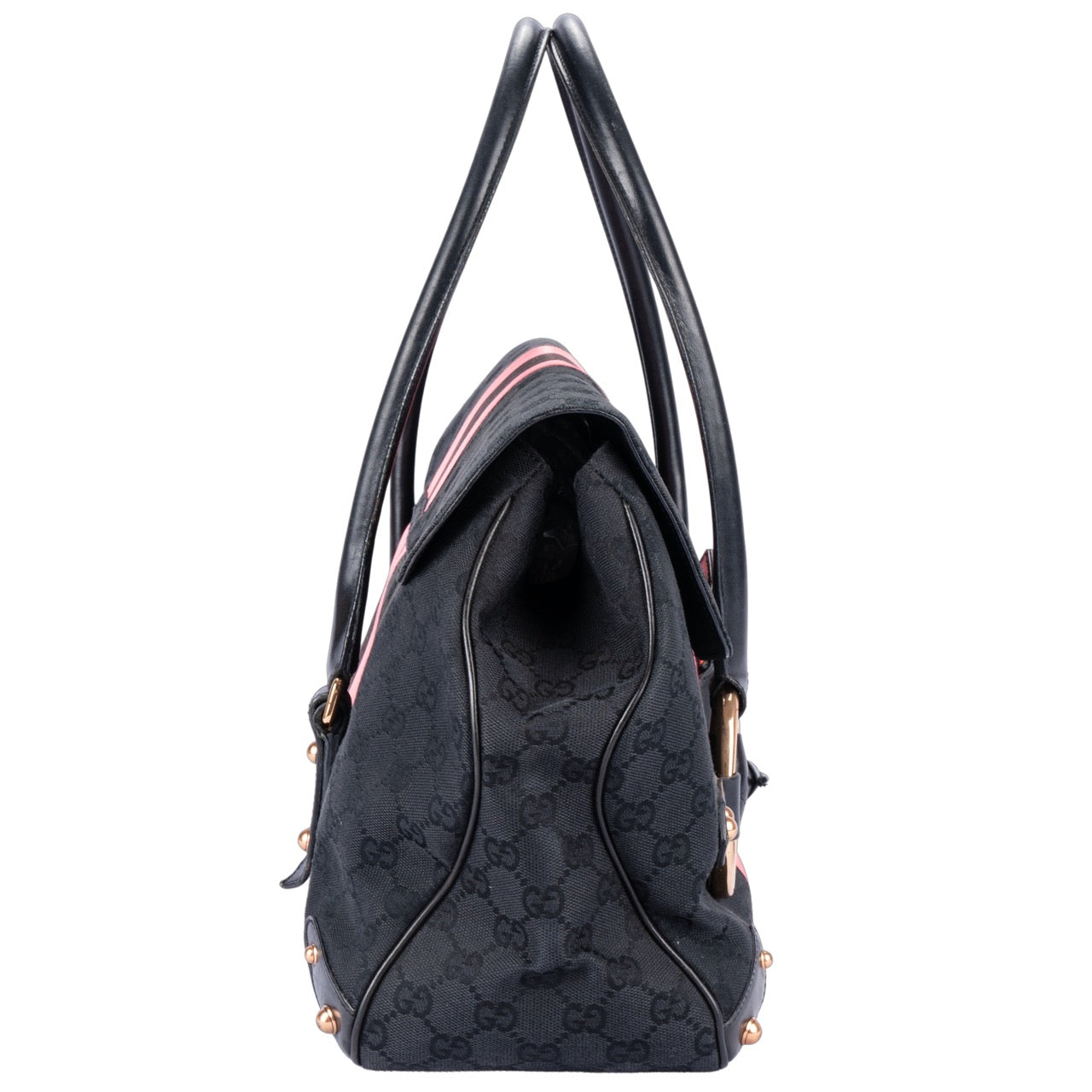Gucci x Tom Ford Canvas Monogram Horsebit Handbag