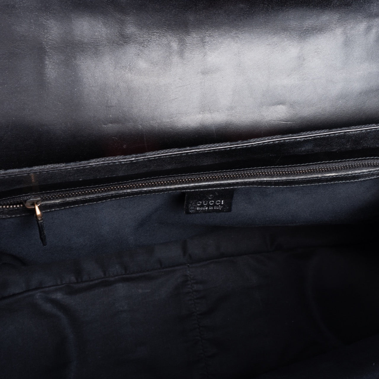 Gucci x Tom Ford Canvas Monogram Horsebit Handbag