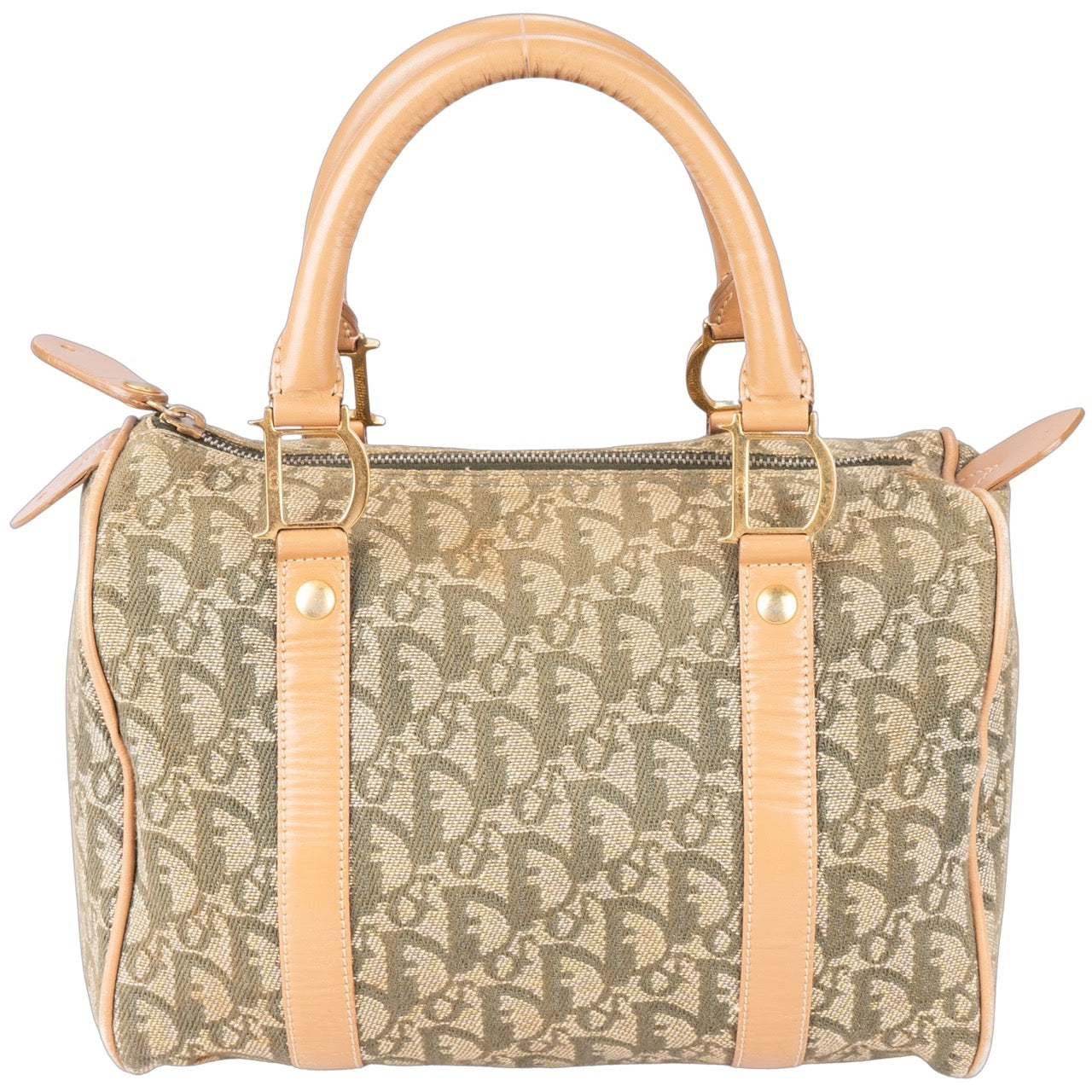 Christian Dior Trotter Monogram Mini Bowling Bag 25