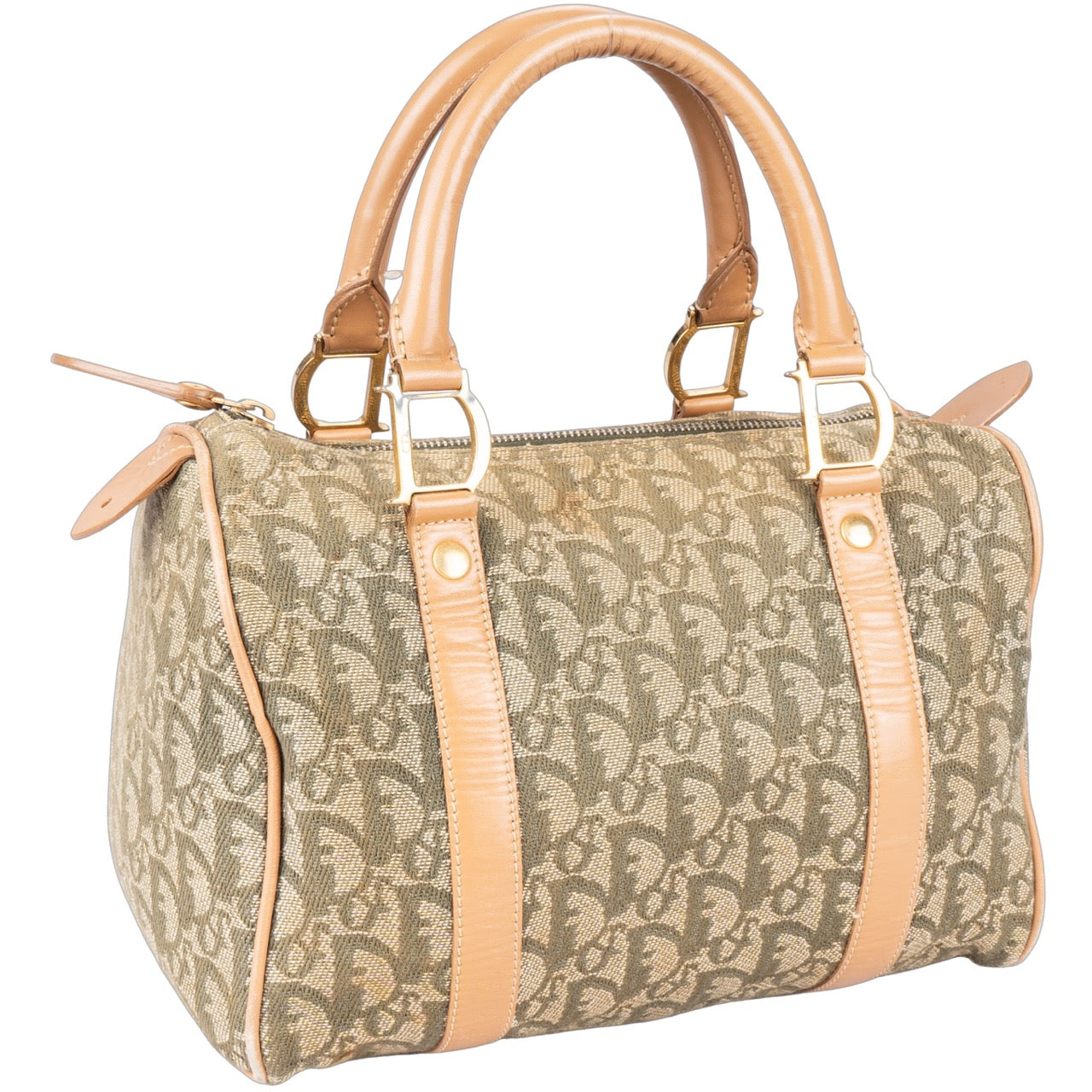 Christian Dior Trotter Monogram Mini Bowling Bag 25