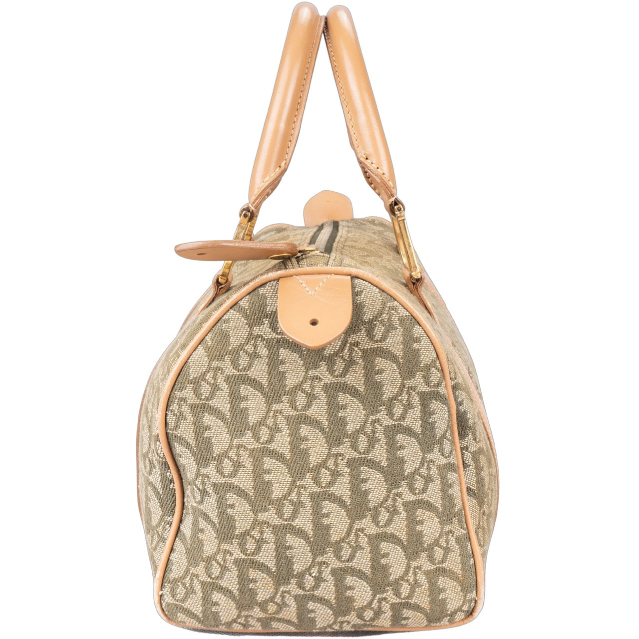 Christian Dior Trotter Monogram Mini Bowling Bag 25