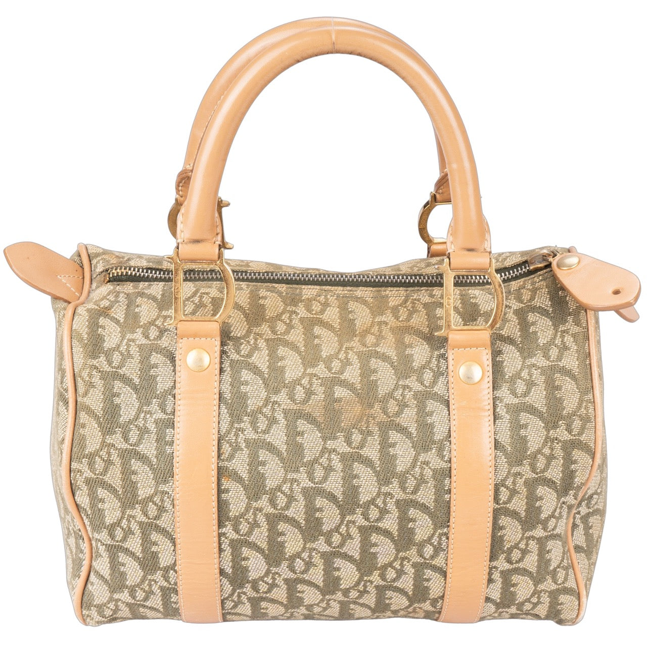 Christian Dior Trotter Monogram Mini Bowling Bag 25