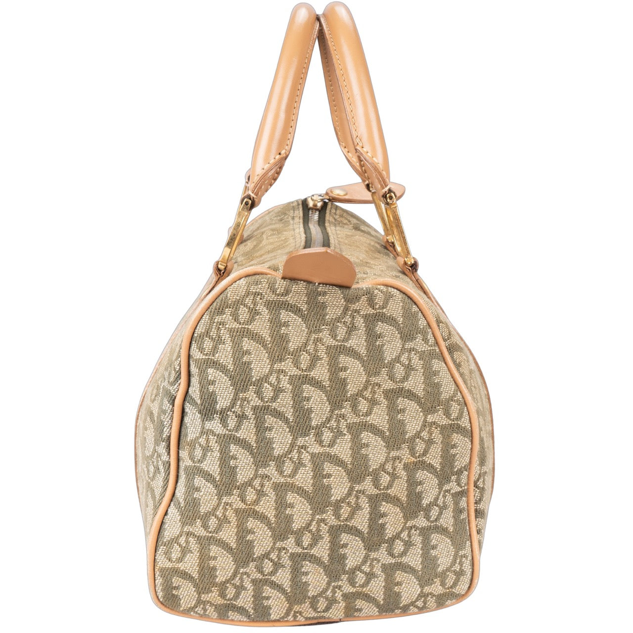 Christian Dior Trotter Monogram Mini Bowling Bag 25