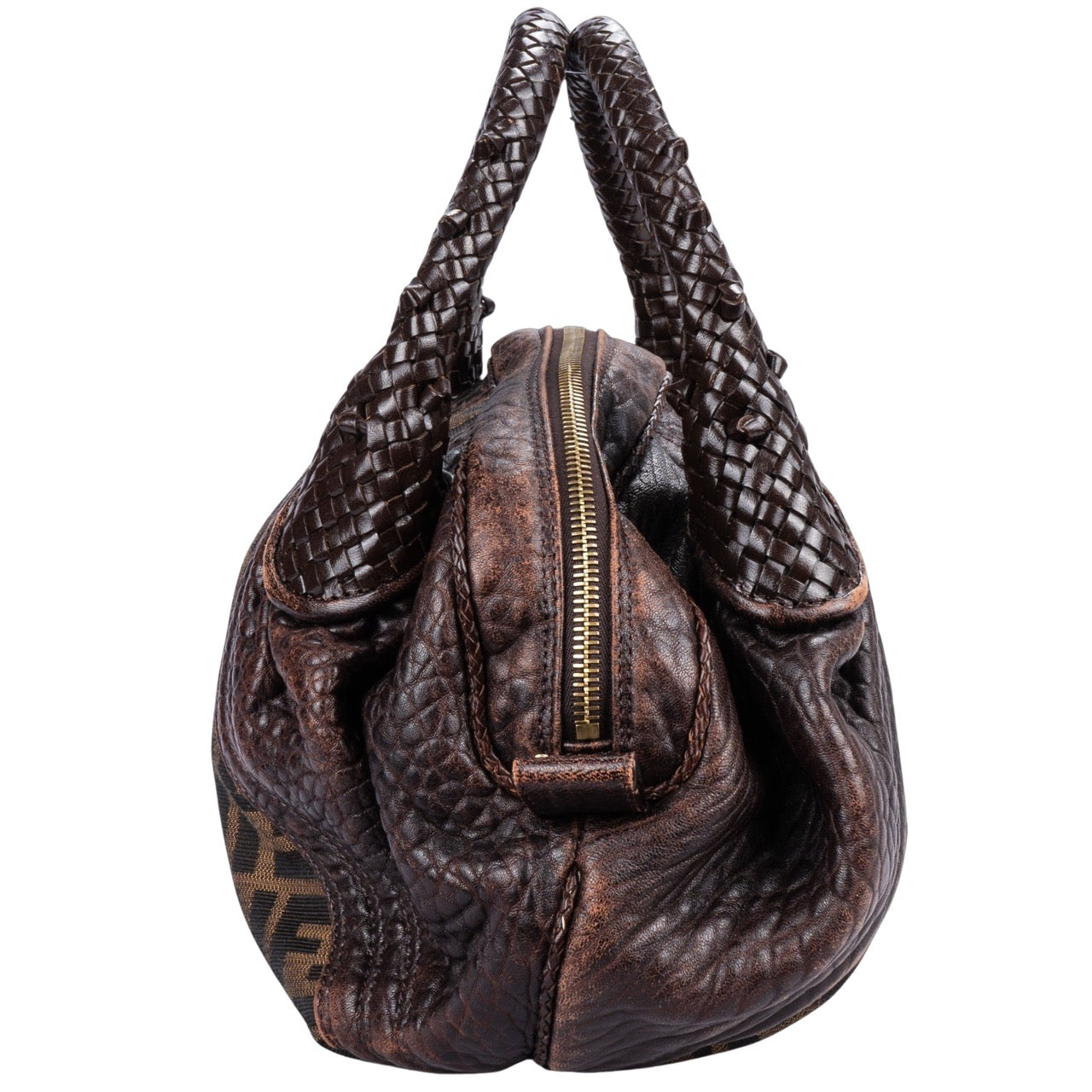 Fendi FF Monogram Tobacco Zucca Handbag