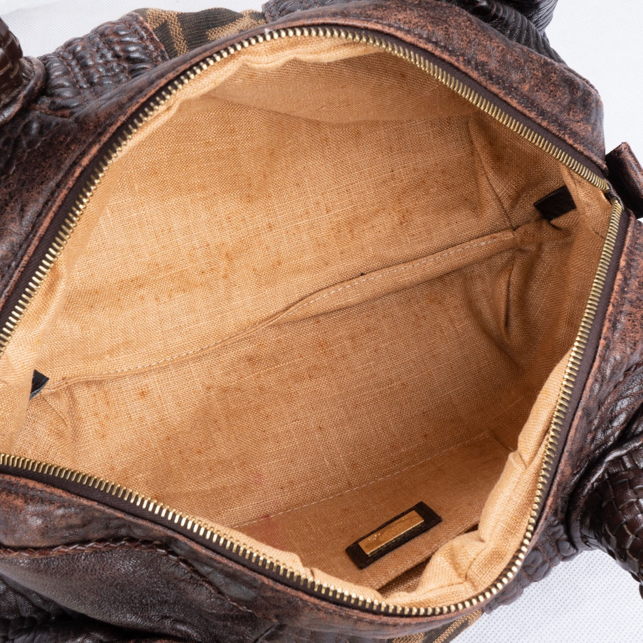 Fendi FF Monogram Tobacco Zucca Handbag