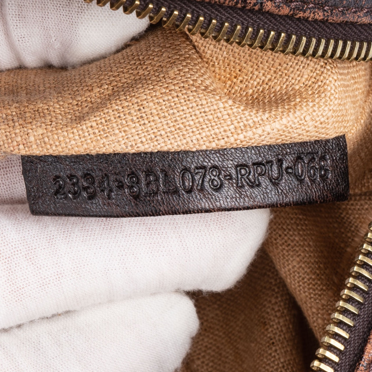 Fendi FF Monogram Tobacco Zucca Handbag