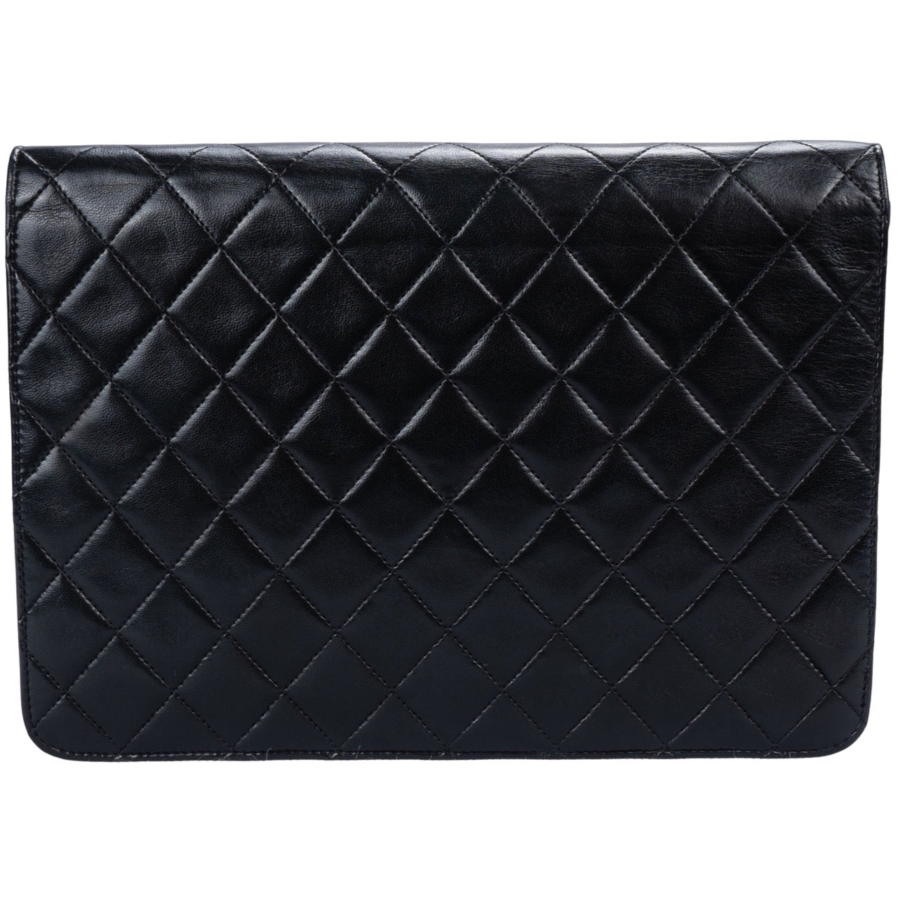 Chanel Quilted Lambskin 24K Gold Single Flap Bag