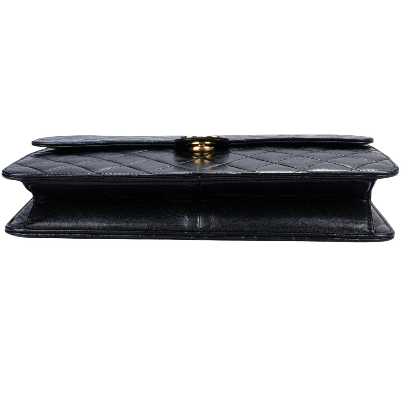 Chanel Quilted Lambskin 24K Gold Single Flap Bag