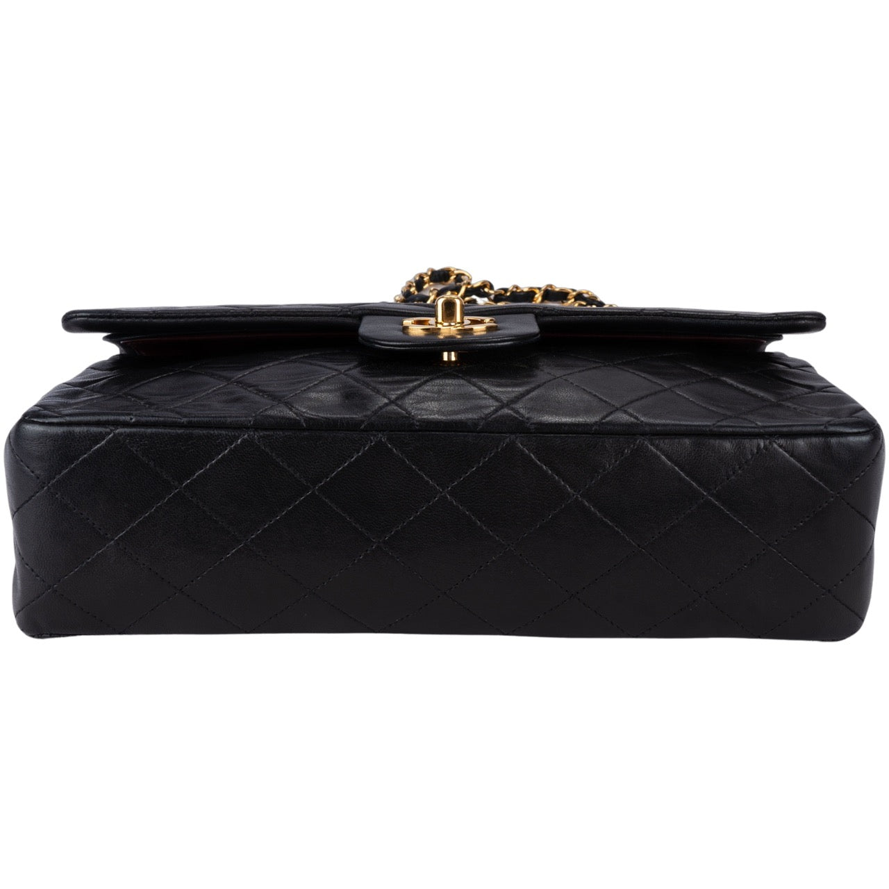Chanel Quilted Lambskin 24K Gold Double Flap Bag