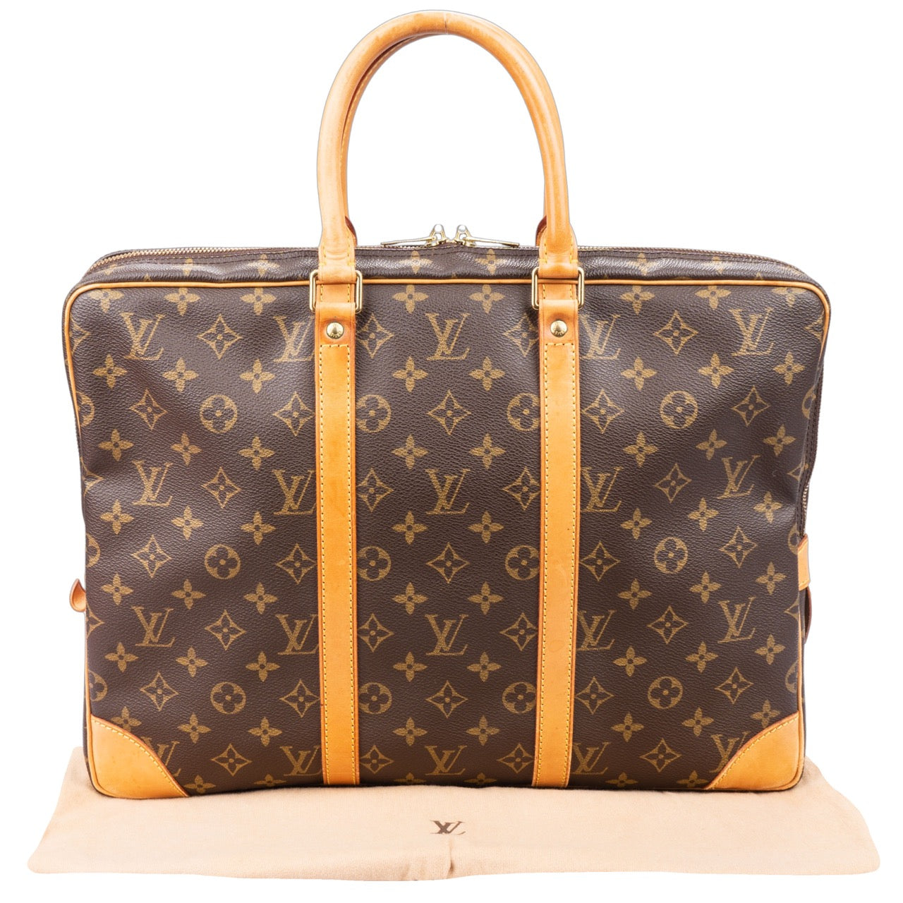 Louis Vuitton Canvas Monogram Porte Documents Business Bag