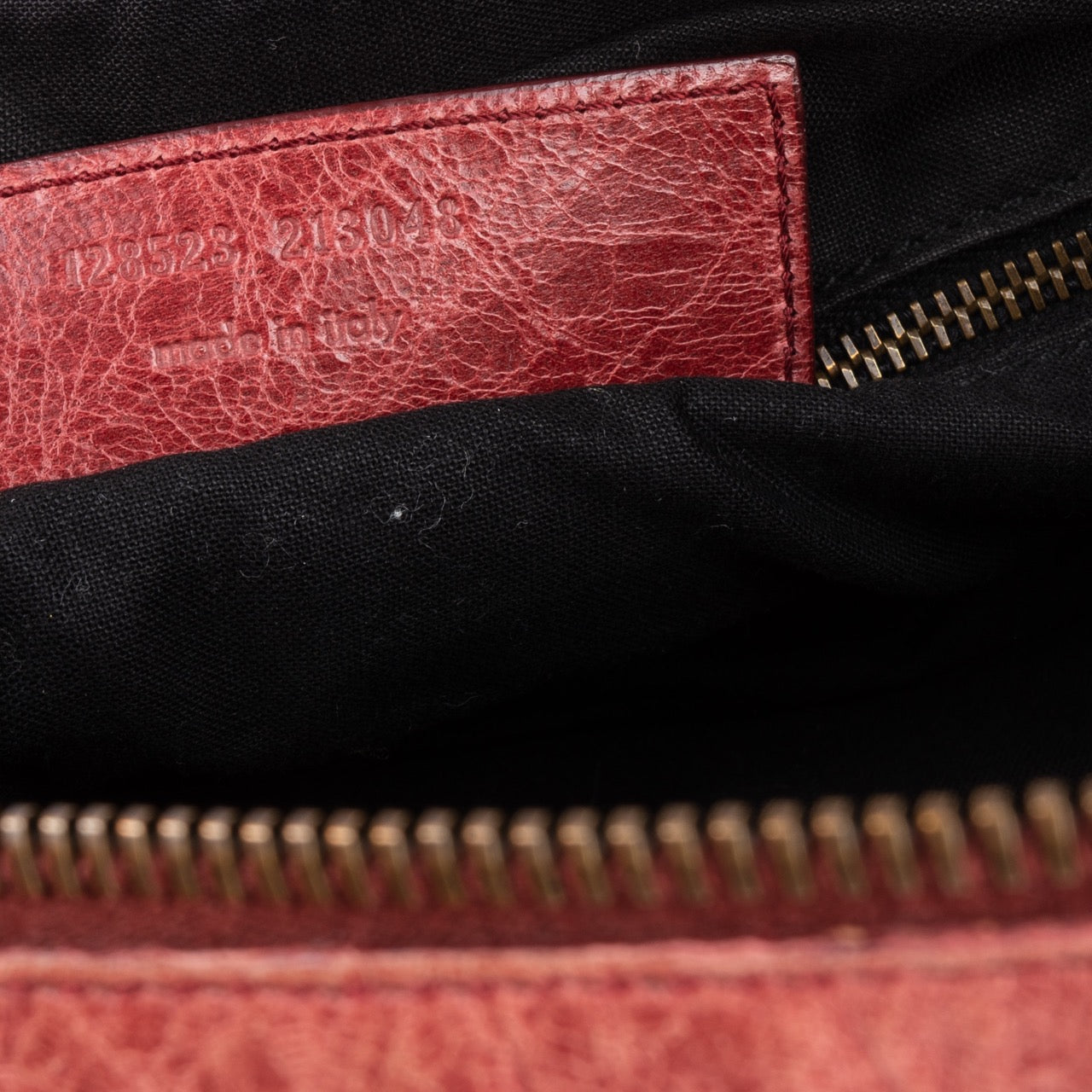 Balenciaga Two Way Motocross Leather Bag