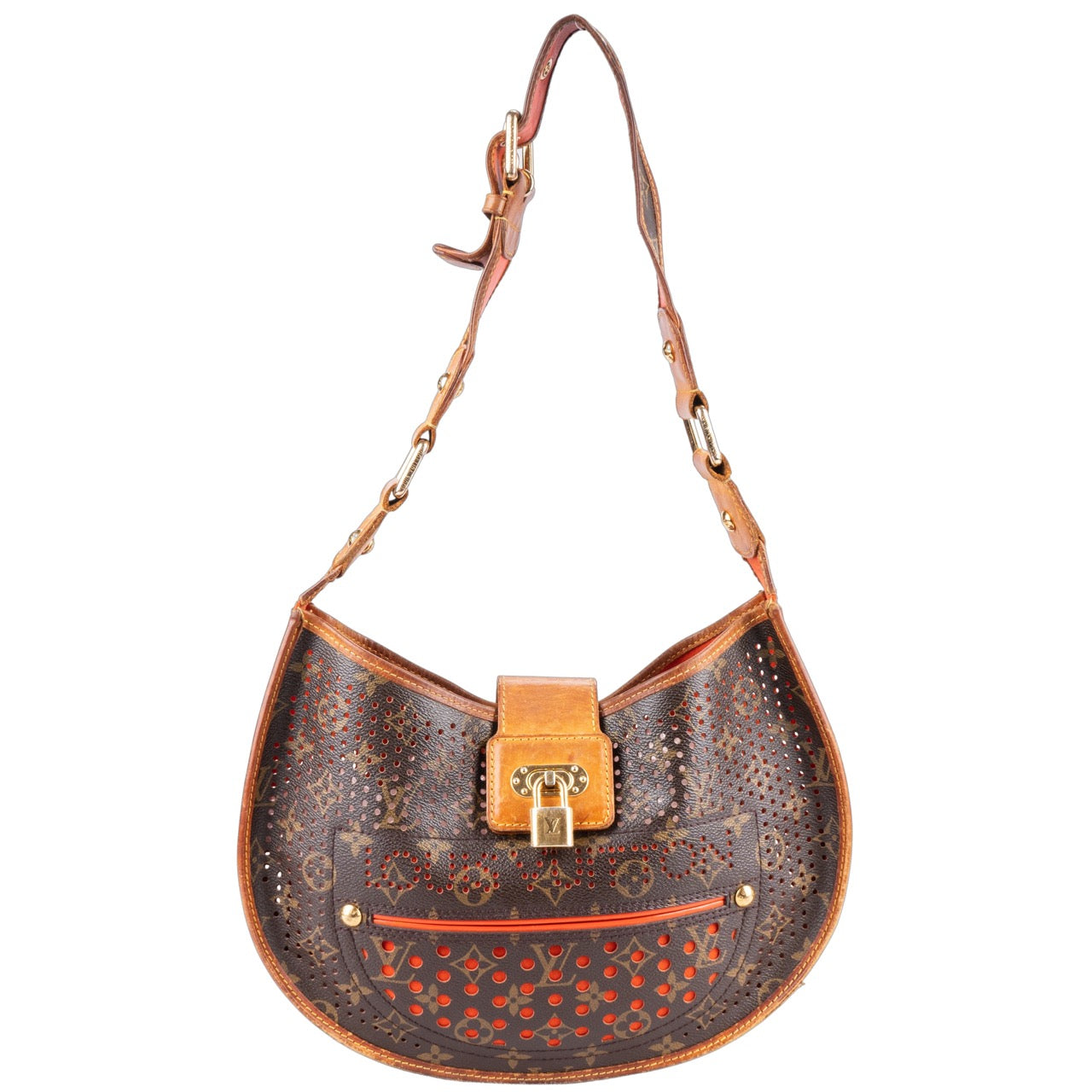 Louis Vuitton Perforated Lune Crossaint MM
