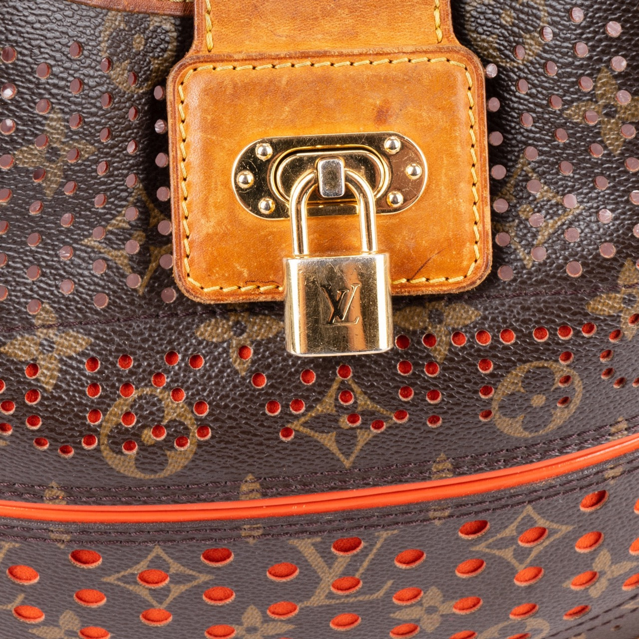 Louis Vuitton Perforated Lune Crossaint MM