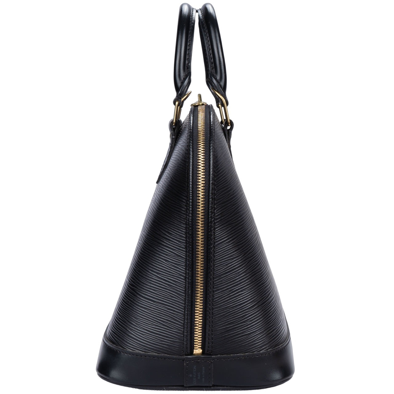 Louis Vuitton Noir Epi Leather Alma Handbag