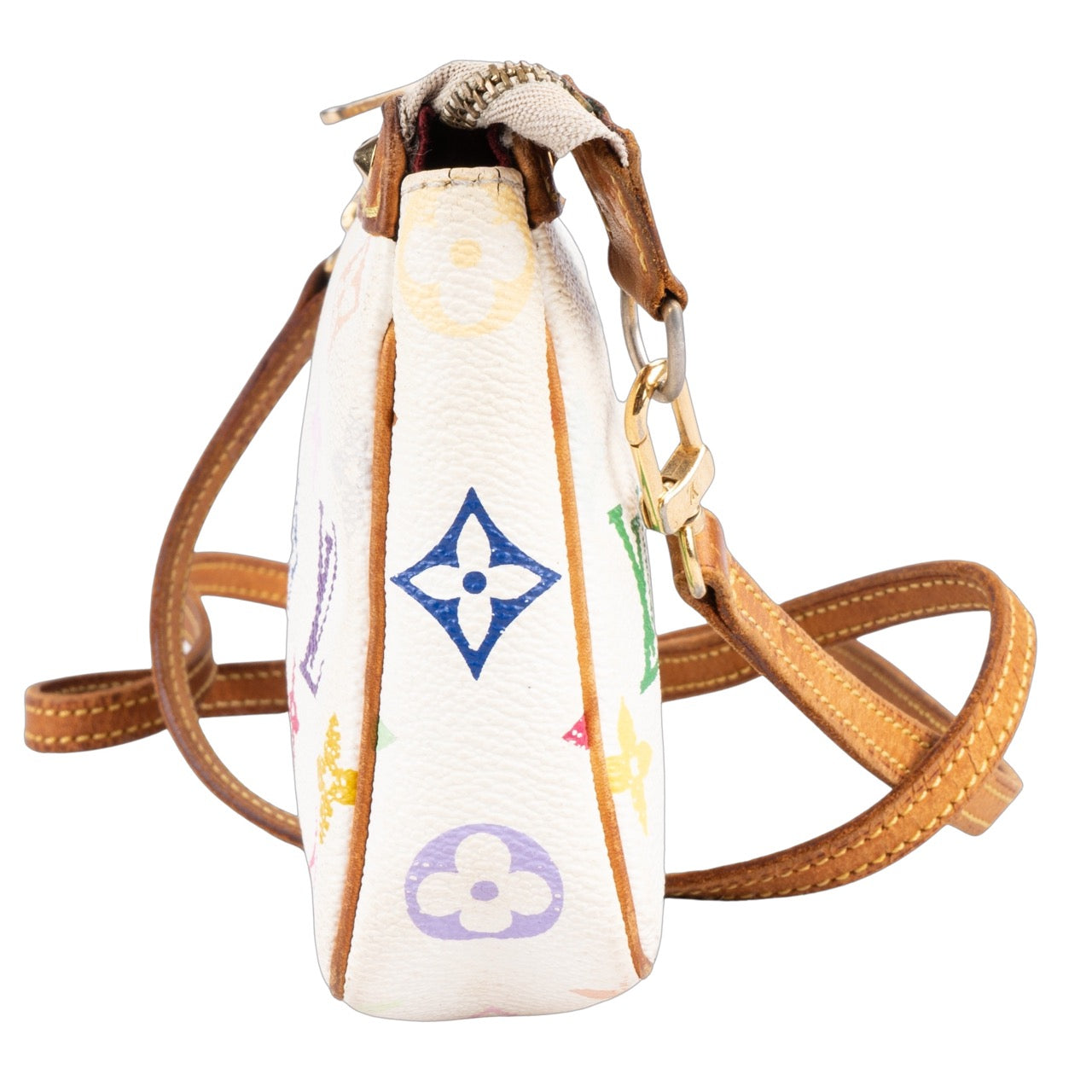 Louis Vuitton Canvas Monogram x Murakami Pochette Accessoires
