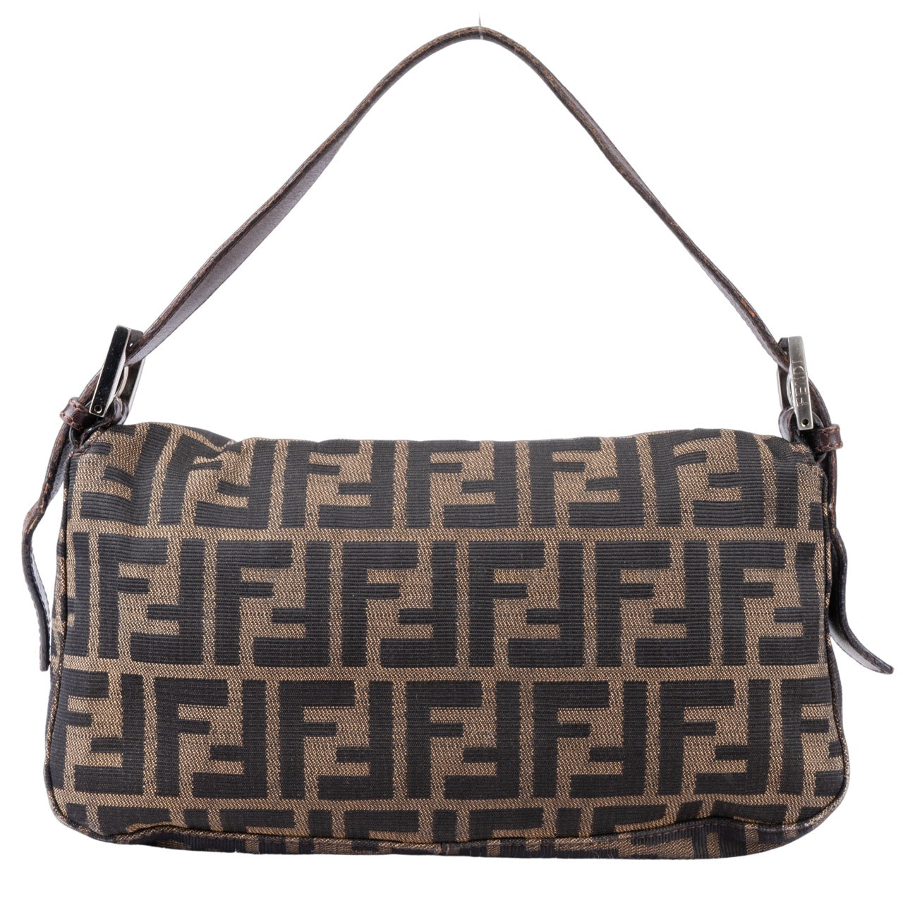 Fendi FF Monogram Zucca Baguette Bag