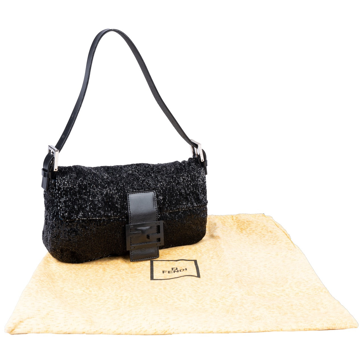 Fendi Iced Pearls Iconic Baguette Bag