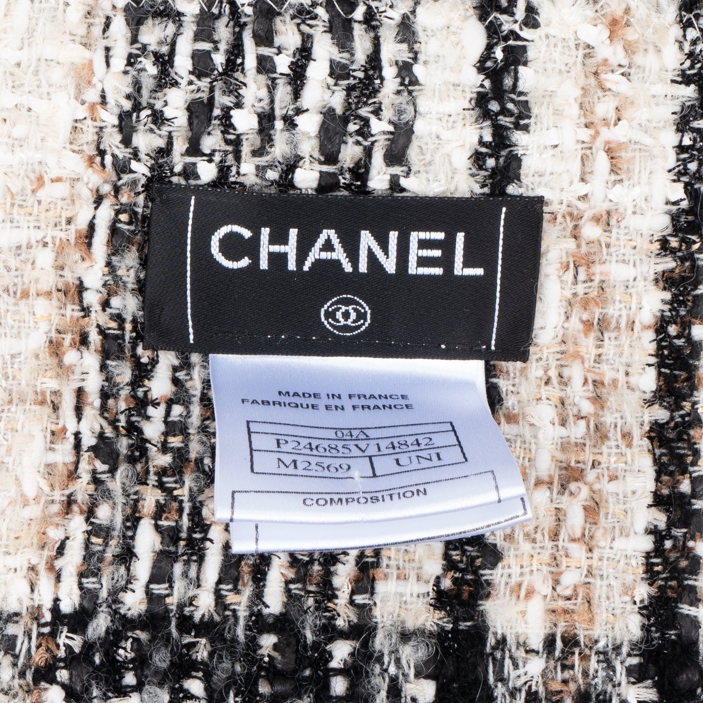 Chanel Tweed Iconic Blazer Diana 2er Set + Scarf