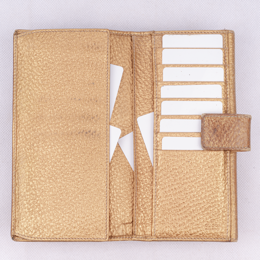 Gucci Leather Long Wallet