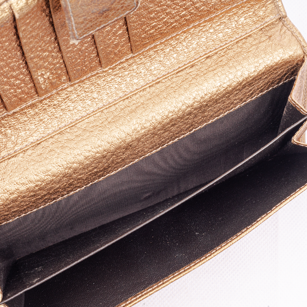 Gucci Leather Long Wallet